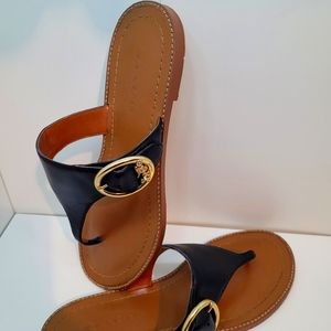 Coach Black Sandal size 8